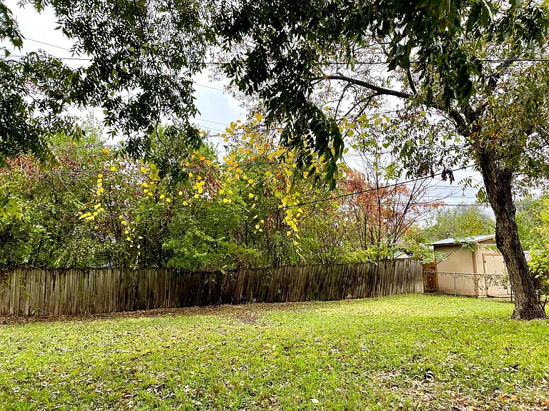 large backyard