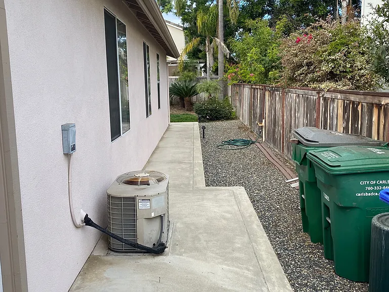Side yard east
