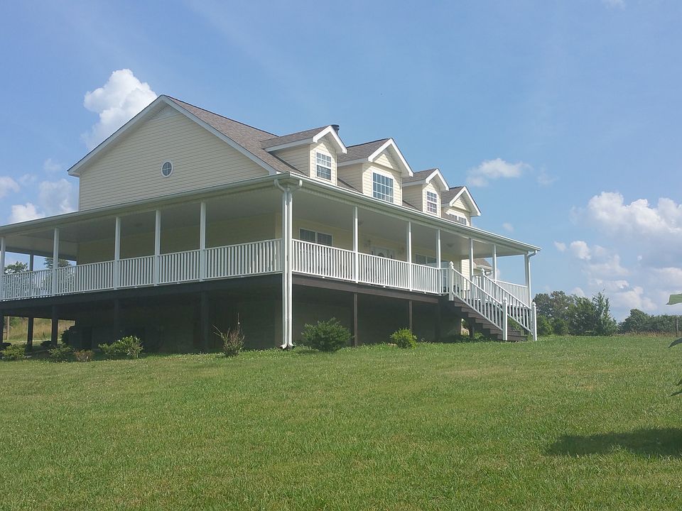 Front and side view of house