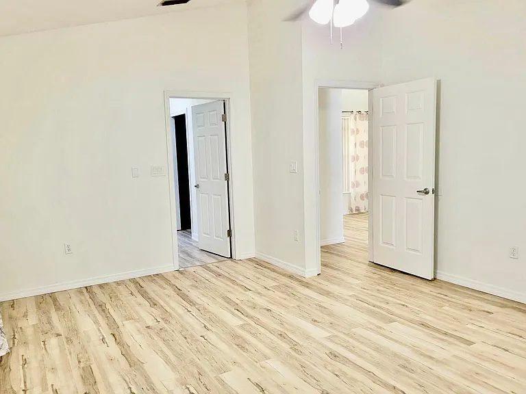 Spacious master bedroom