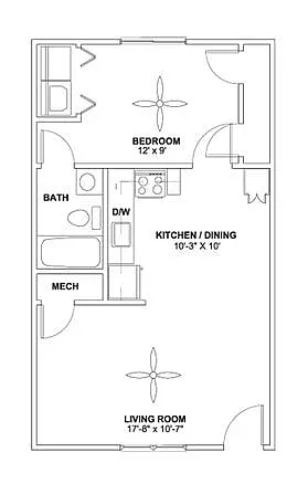 Floor plan The Brightleaf 594
