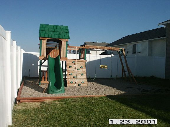 Playstructure/ Sprinkler system