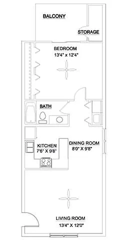 Floor plan The Brightleaf 700