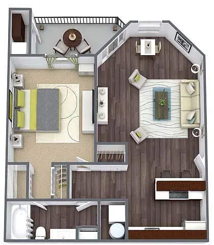 Floor plan Oak