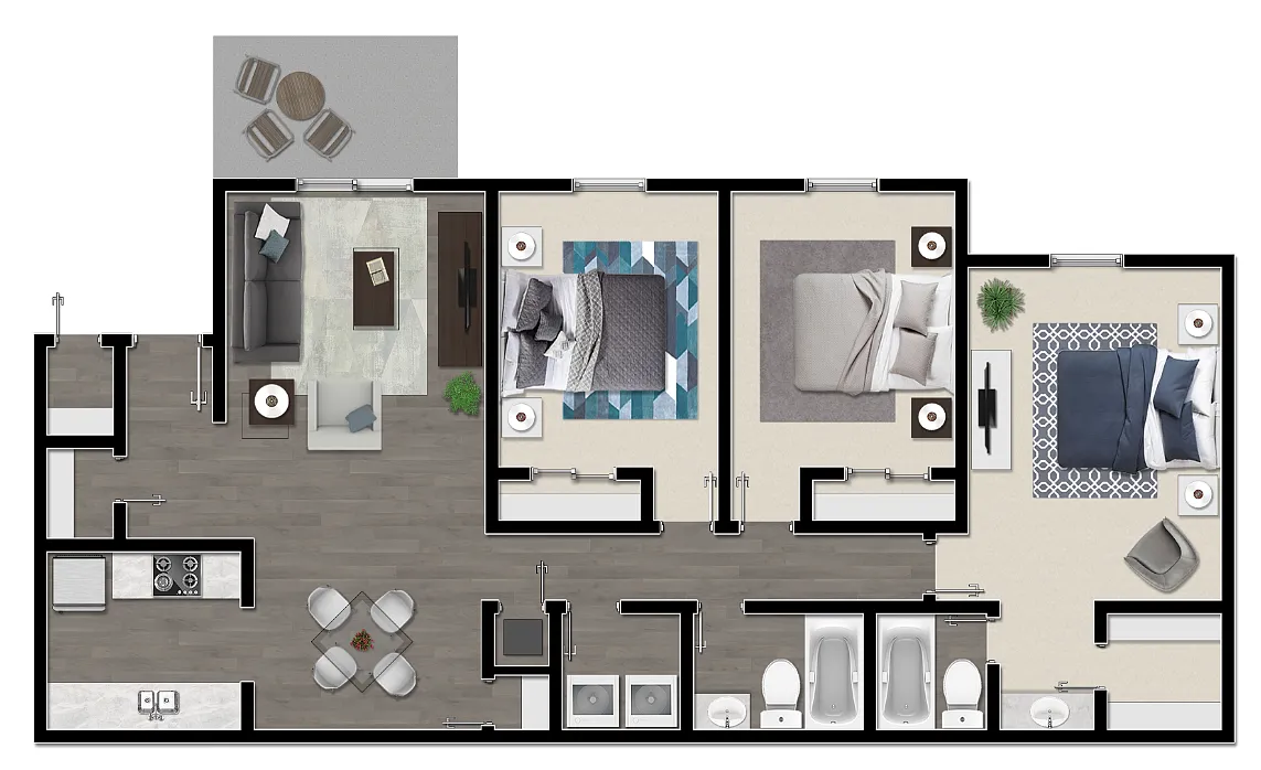 Floor plan The Somerset