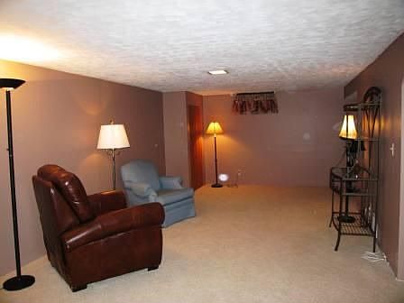 Lower level family room.