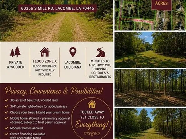60356 S Mill Rd, Lacombe, LA 70445
