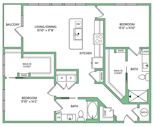 Floor plan B3