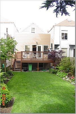 Back Yard and Deck