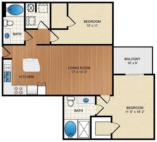 Floor plan B8