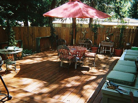 side yard deck