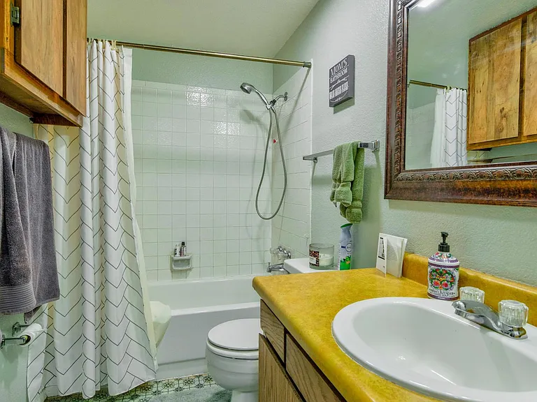 Lower level bath