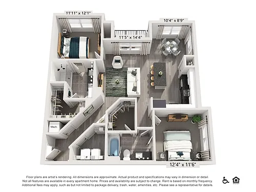 Floor plan B1