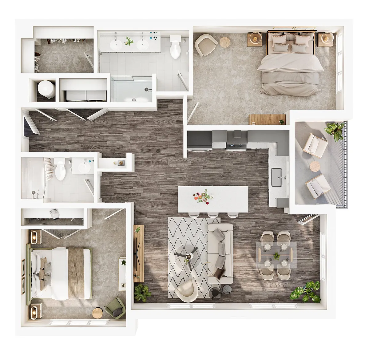 Floor plan B1