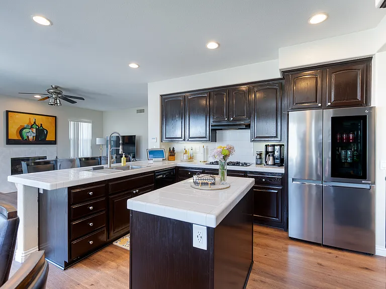 Kitchen from breakfast nook