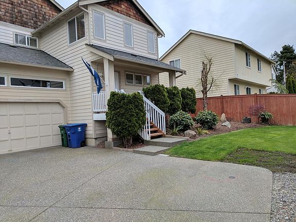 Front porch and lawn