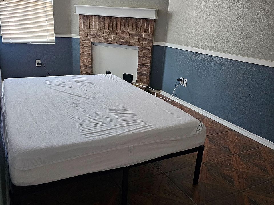 Bedroom with WiFi modem equipment in it