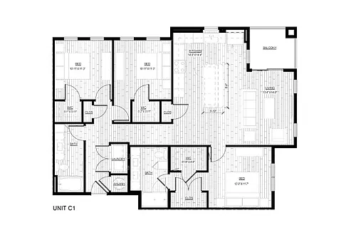 Floor plan C1