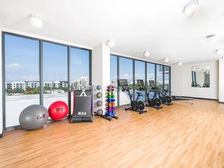 Elevate your workout in our club-quality fitness center, designed for peak performance.