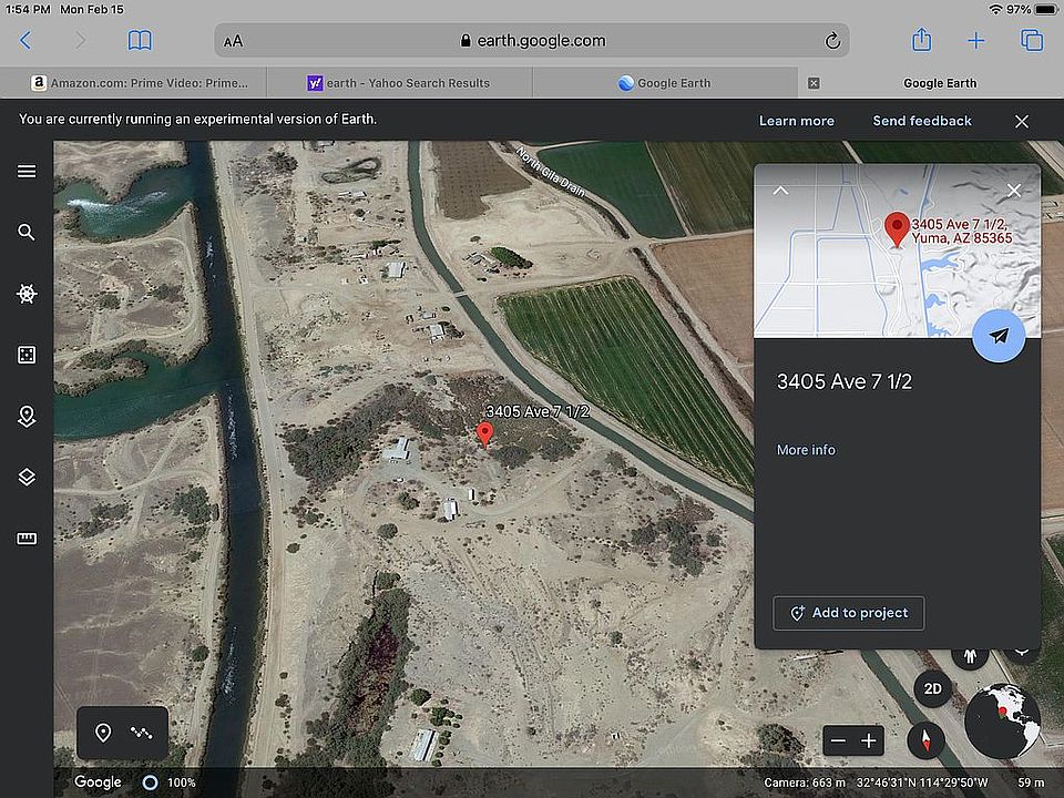 Google Earth view