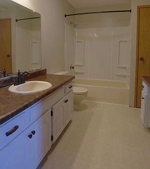 Master bathroom.