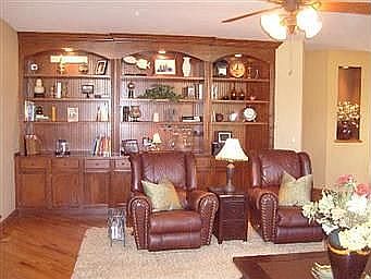 Custom Cabinets with Wet Bar