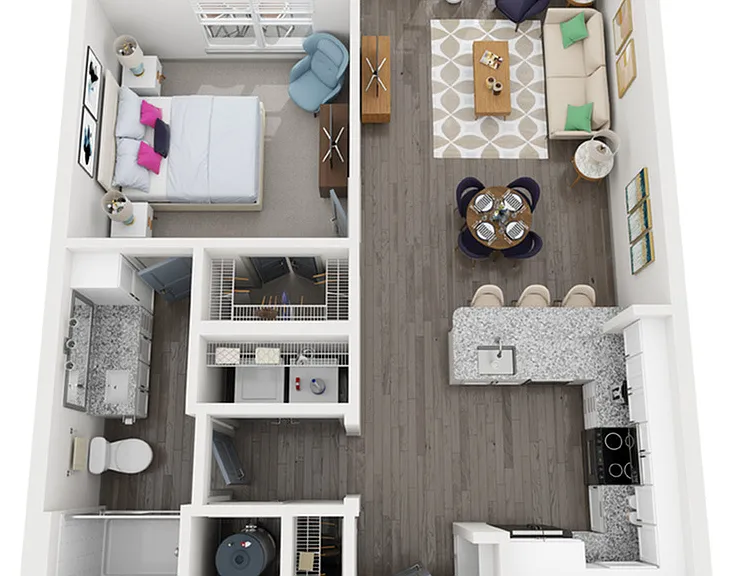 A2 | 1x1 | 790 sf A2 | 1x1 | 790 sf
