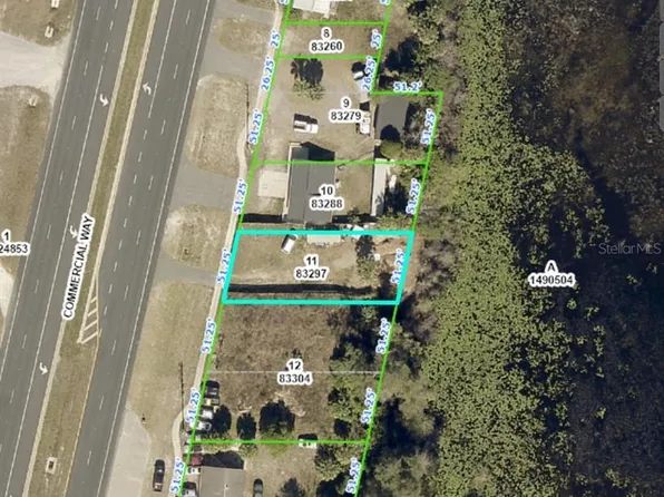 8274 COMMERCIAL WAY LOT 11, WEEKI WACHEE, FL 34613