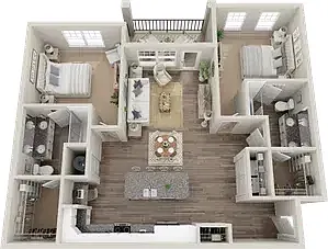 Floor plan B3