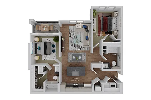 Floor plan The Classic+ (Classic B1+)