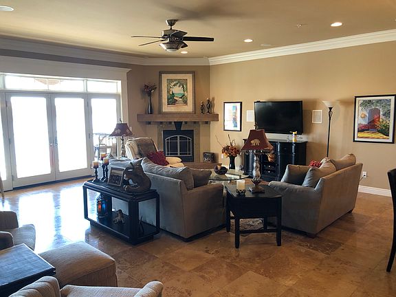 Living area from top of step