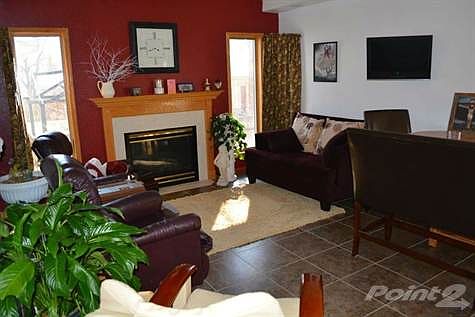 Hearth room off kitchen