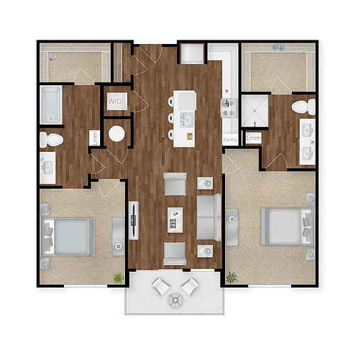 Floor plan The Kansas City