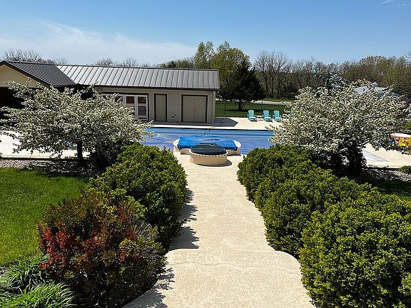Entrance to pool area