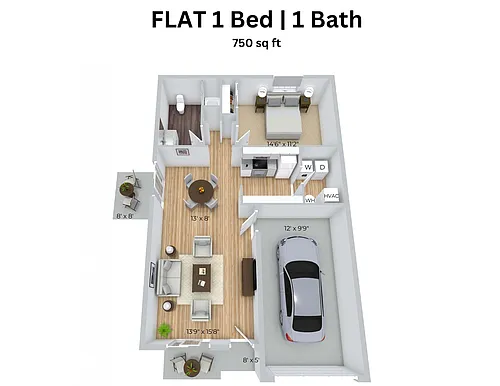 Floor plan 1X1