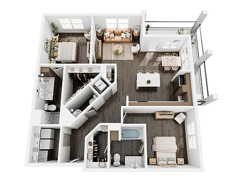 Floor plan B3