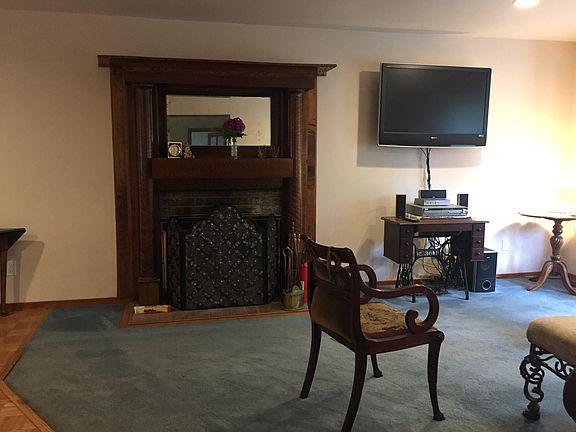 brick fireplace 