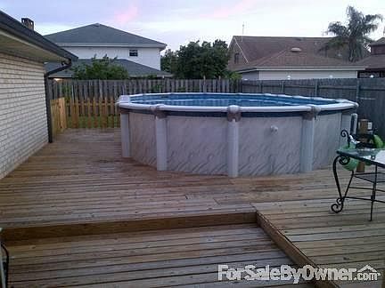 Pool
						:
						Above Ground Pool with deck