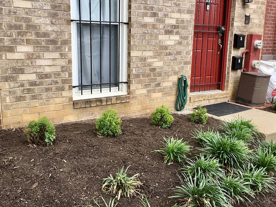 First floor above ground front entry.