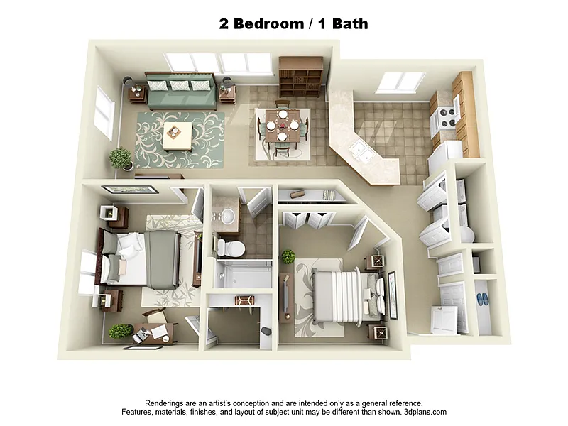 Floor plan 2X2