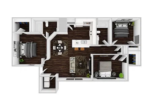 Floor plan 3 Bedrooms
