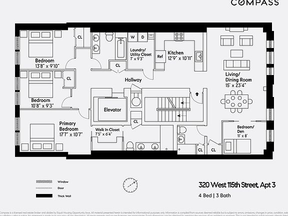2nd image of 320 W 115th St #3