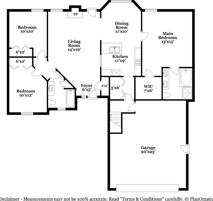 3 bed, 2.5 bath, 1635 sqft, $2,385 — Photo 3