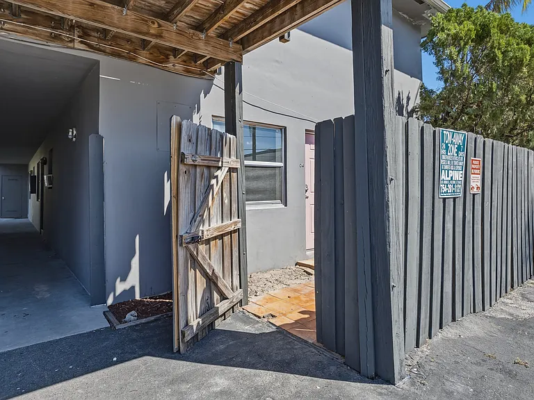 entrance to unit is private