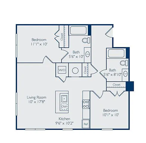 Floor plan B2A