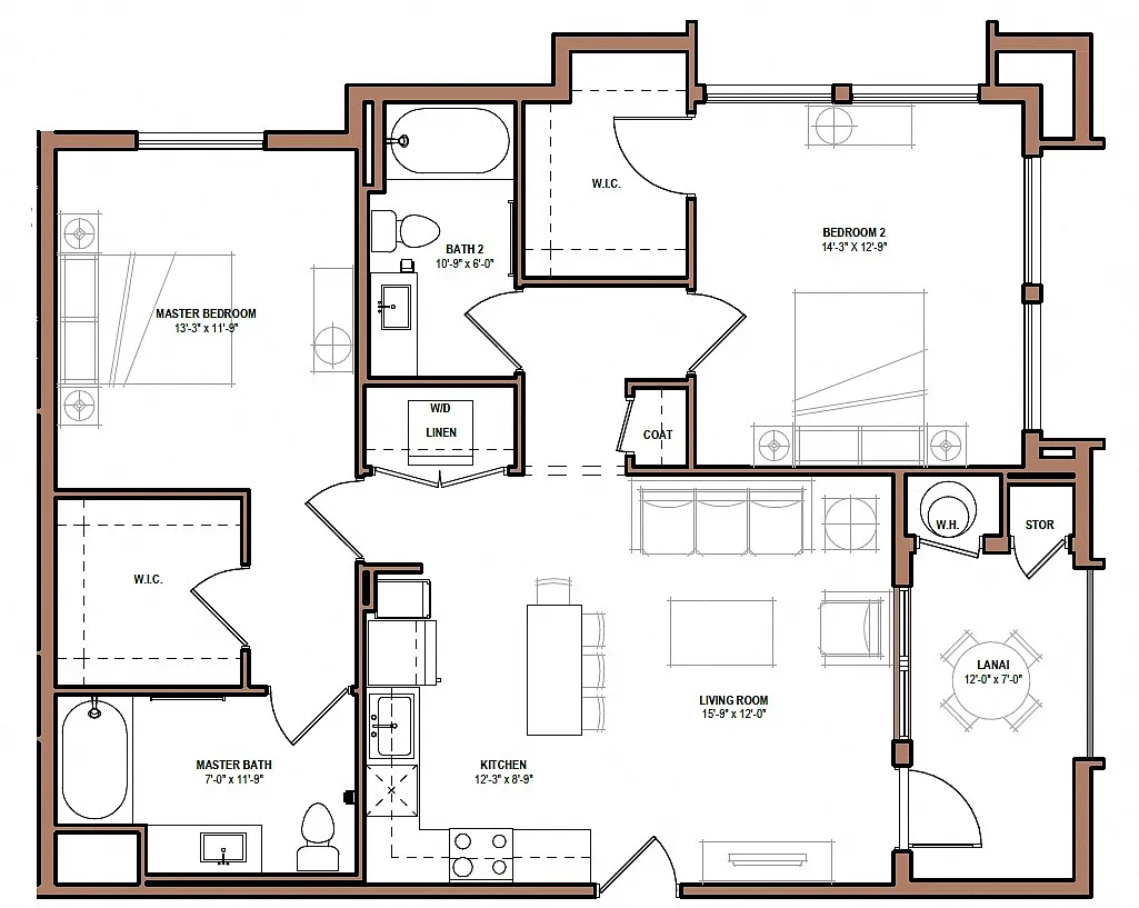 Floor plan B20D