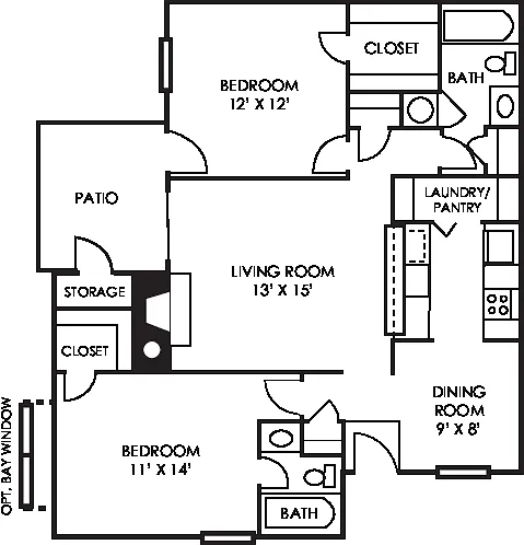 Floor plan B1 - Bradford