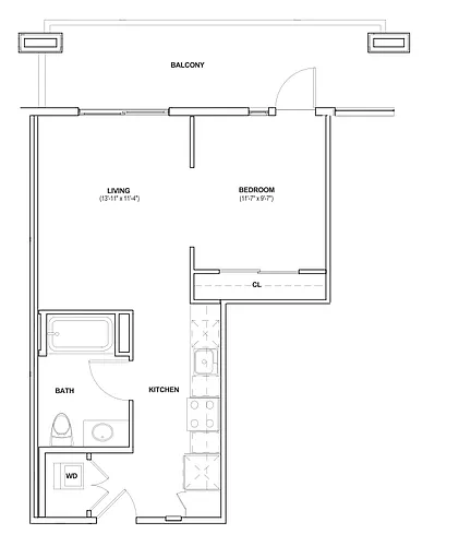 Floor plan 1C