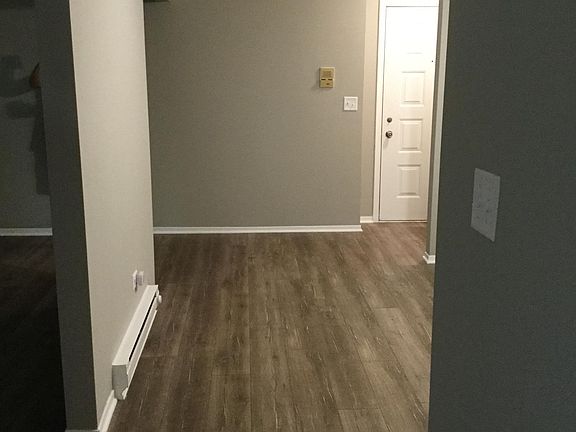 View from hall into kitchen