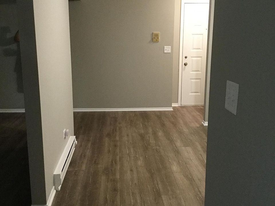 View from hall into kitchen